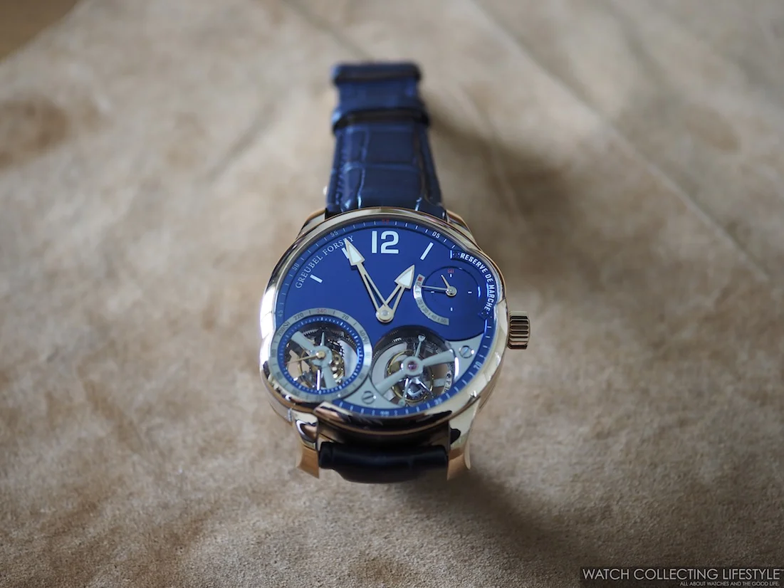Baselworld 2018: Greubel Forsey Quadruple Tourbillon Blue. The